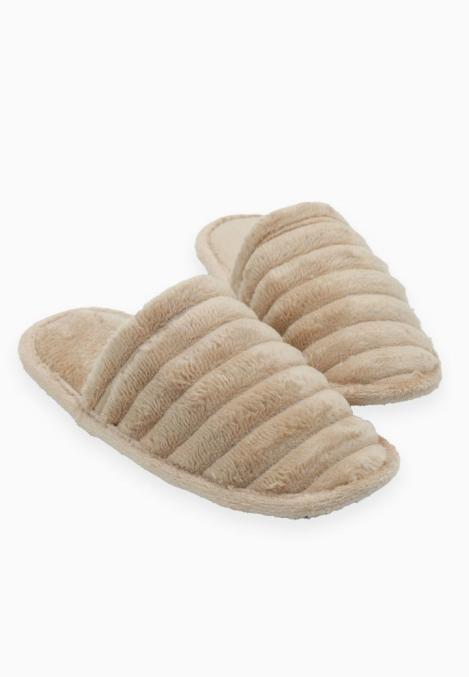 Papuci de Casă pentru Damă, Bej, Engros